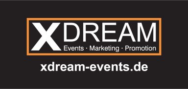 Logo von Xdream mit den Themen Events, Marketing und Promotion.